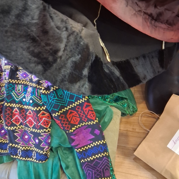 Colorful Geometric Pattern Blazer - Picture 6 of 7